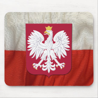 Tapis De Souris Bouclier rouge de l'aigle polonais