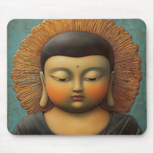 Tapis De Souris Bouddha tranquille