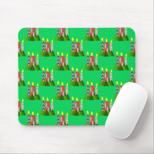 Tapis De Souris Bougies de Noël