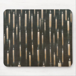 Tapis De Souris Bougies sur le lac Udaipur Inde 2012