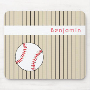 Tapis De Souris Boule de base-ball personnalisée