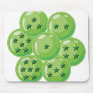 tapis de souris boules de dragon vertes