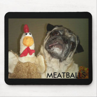 TAPIS DE SOURIS BOULETTES DE VIANDE