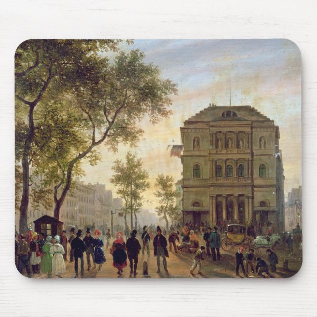 Tapis De Souris Boulevard St Martin et le théâtre De (Devant)
