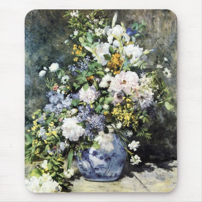 Tapis De Souris "Bouquet de printemps" de Renoir - Mousepad (Devant)