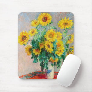 Tapis De Souris Bouquet de tournesols Claude Monet    