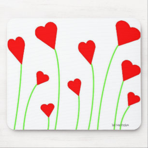 Tapis De Souris Bouquet des coeurs Mousepad