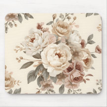 Bouquet Floral Vintage Romantique Motif