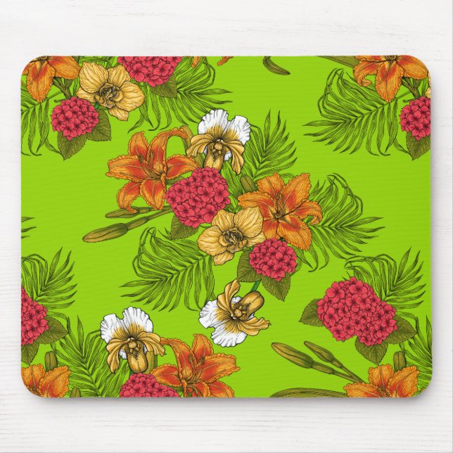 Tapis De Souris Bouquet tropical (Devant)