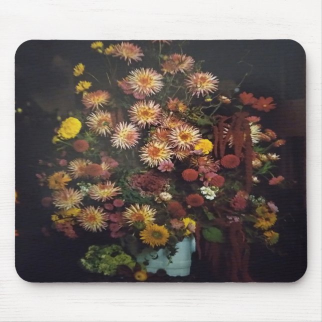 Tapis De Souris Bouquet Vase Floral Art (Devant)