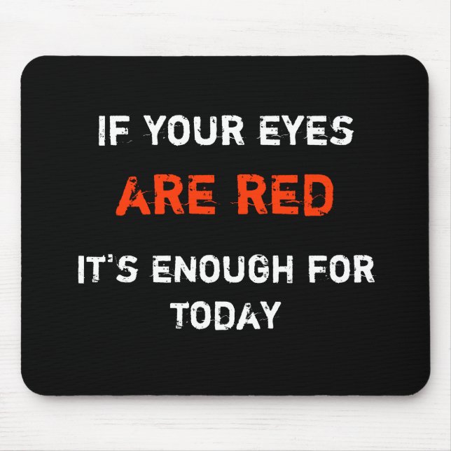 Tapis De Souris Bourreau de travail (Devant)