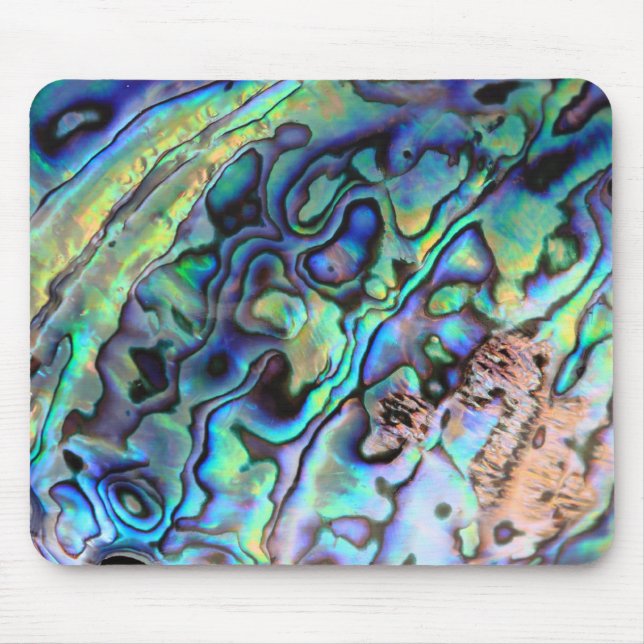 Tapis De Souris Bousepée en coque paua (Devant)