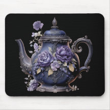 BOUTEILLE DE THÉ VICTORIEN GOTHIQUE ORNATE