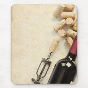 Tapis De Souris Bouteille de vin