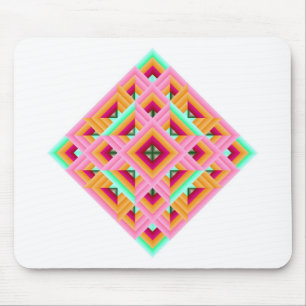 Tapis De Souris Bouteille en diamant en rose et vert