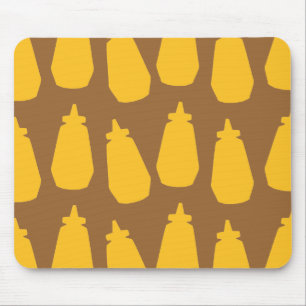 Tapis De Souris Bouteilles de moutarde