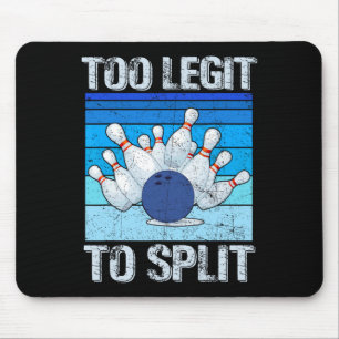 Tapis De Souris Bowling Amusant Bowling Bowler Trop Léger Pour Fra