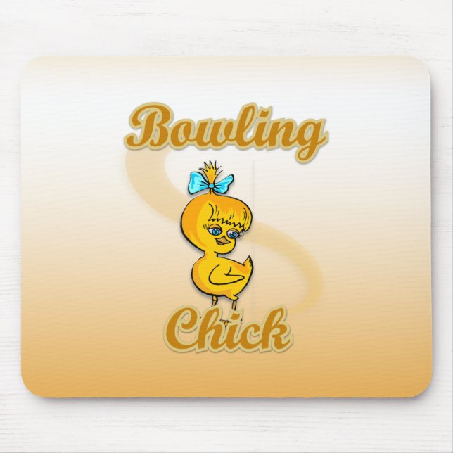 Tapis De Souris Bowling Chick (Devant)