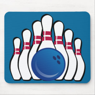 Tapis De Souris Bowling Design Mousepad