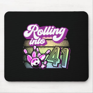 Tapis De Souris Bowling Party Rolling En 41 Bowling Anniversaire