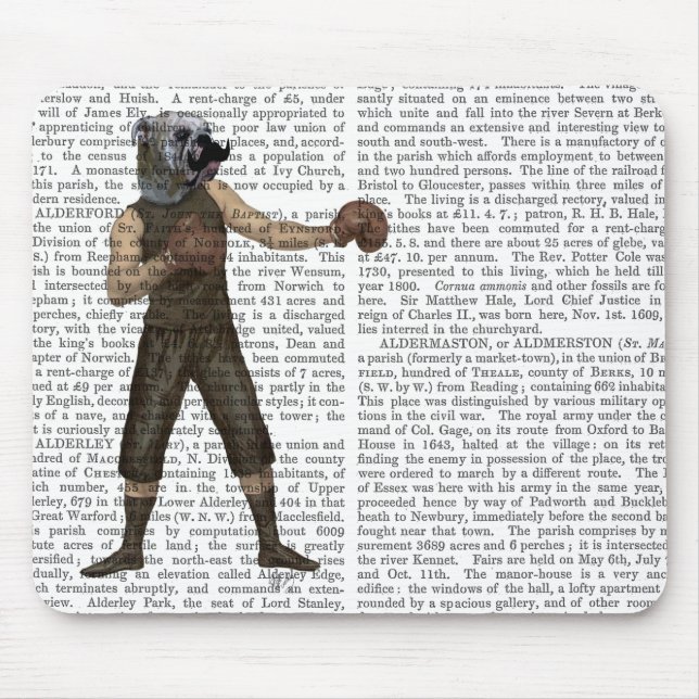 Tapis De Souris Boxe Bulldog (Devant)