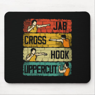 Tapis De Souris Boxe de crochet croisé Jab
