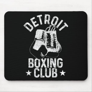 Tapis De Souris Boxe Detroit Michigan Martial Arts Boxer