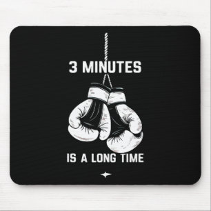 Tapis De Souris Boxe Kickboxing Boxeur 3 minutes est un long momen