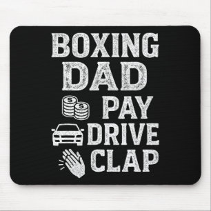 Tapis De Souris Boxer Papa Payer Clap de lecteur Drôle Papa Foncti