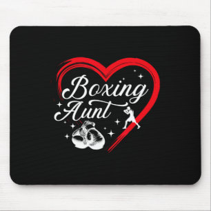 Tapis De Souris Boxing Aunt Heart Boxing Tante
