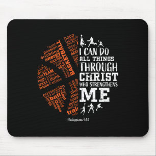 Tapis De Souris Boys Christian Bysketbyll Bible Versets Hommes Fem
