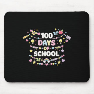 Tapis De Souris Bracelets d'amitié pour 100 jours d'école 100 jour