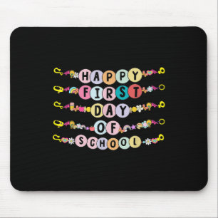 Tapis De Souris Bracelets d'amitié pour le premier jour d'école po