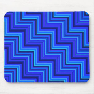 Tapis De Souris Brayures bleues escaliers motif