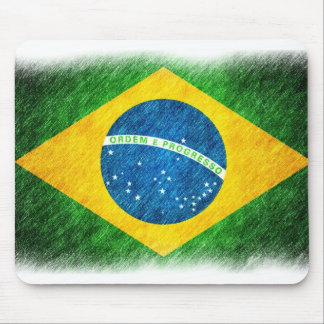 Tapis De Souris Brazilian_Flag_Pencil_Painting