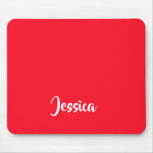 Tapis De Souris Bright red solid