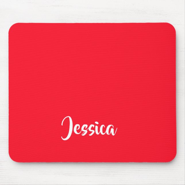 Tapis De Souris Bright red solid (Devant)