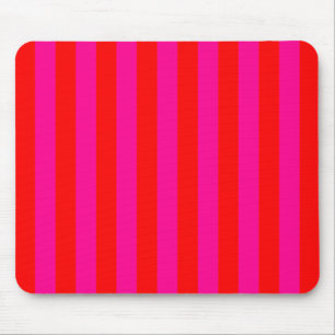 Tapis De Souris Bright Rose Stripes Mousepad