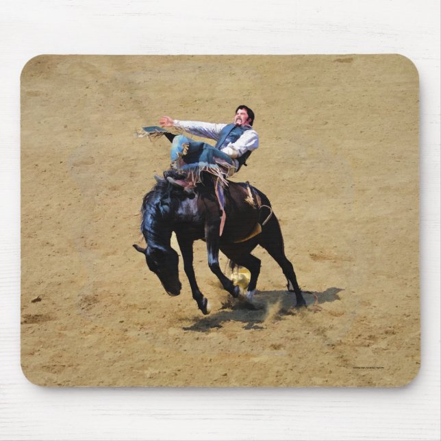 Tapis De Souris Bronco et Rodeo Cowboy #Gift (Devant)