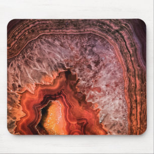 Tapis De Souris Bronze de cuivre Agate minéral Gemstone