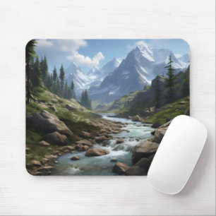 Tapis De Souris Brook en montagne