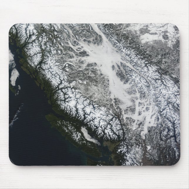 Tapis De Souris Brouillard et neige en Colombie-Britannique (Devant)