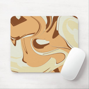 Tapis De Souris Brown tortille de café