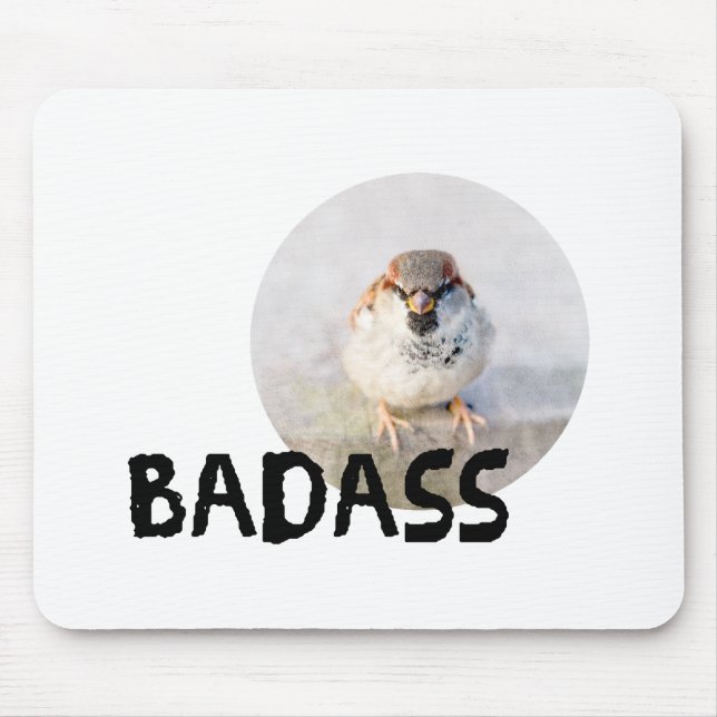 Tapis De Souris Bruant - Badass (Devant)