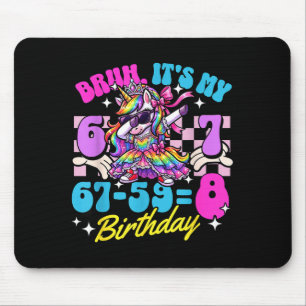 Tapis De Souris Bruh 67-598 8e anniversaire princesse licorne fill