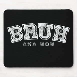 Tapis De Souris Bruh Aka Maman Drôle Fête Des Mères Rétro Vintage