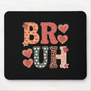 Tapis De Souris Bruh Funny Mème Frère Salutation Ados Garçon Homme
