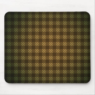 Tapis De Souris Brun neutre à damiers fibre de carbone