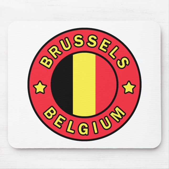 Tapis De Souris Bruxelles Belgique (Devant)
