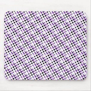 Tapis De Souris Bubbles violets rétro Mousepad